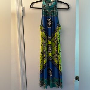 Print Halter Dress